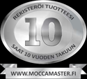 10 vuoden takuu
