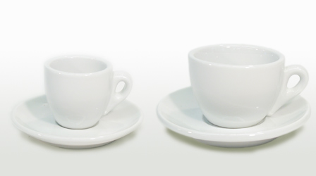 Espressokupit 6 kpl - valkoinen