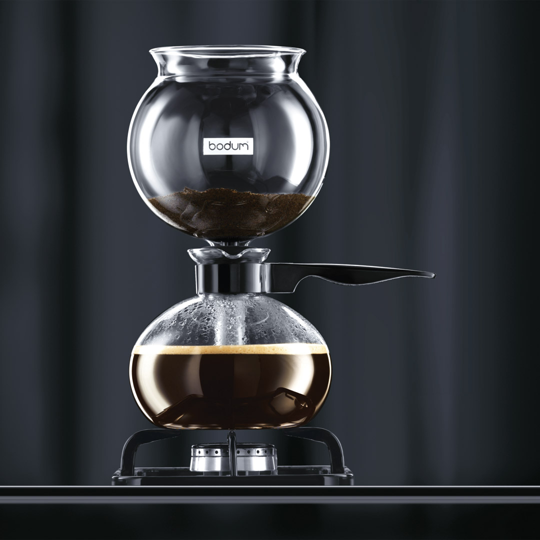 Bodum Pebo vacuum coffee maker Crema