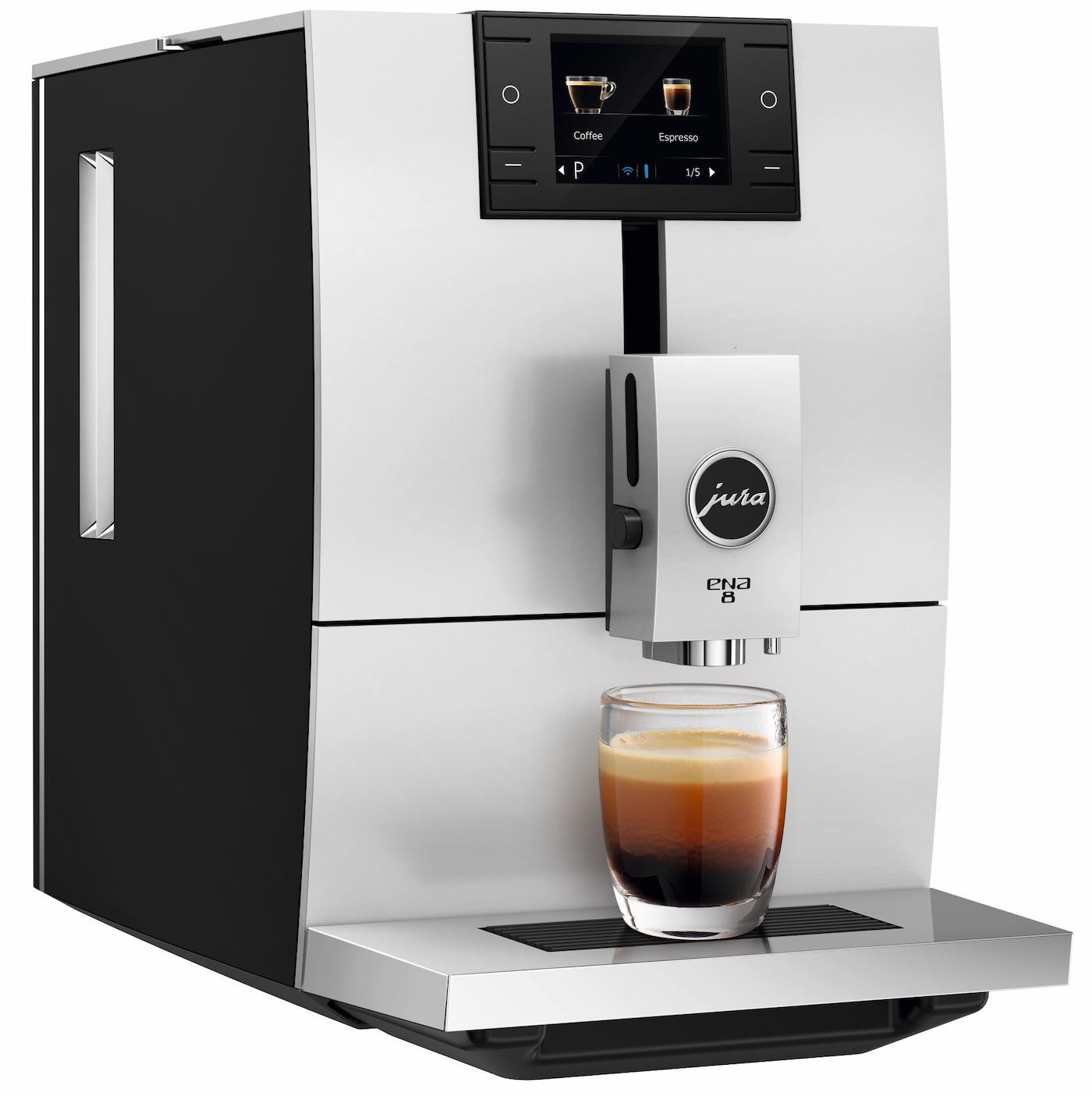Jura ENA 8 bean to cup fully automatic coffee machine - Crema