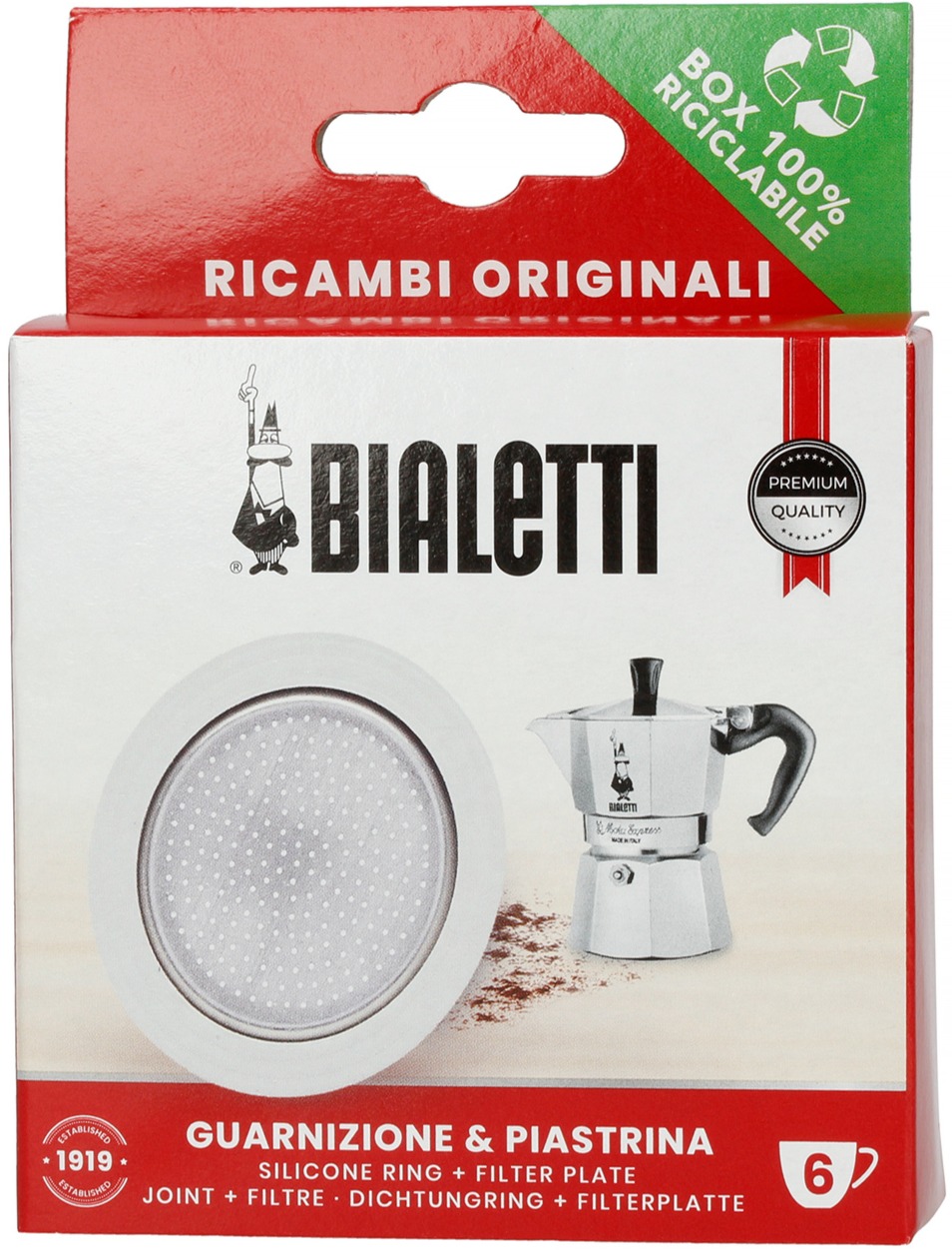 Bialetti Moka Induction Stovetop Espresso Maker