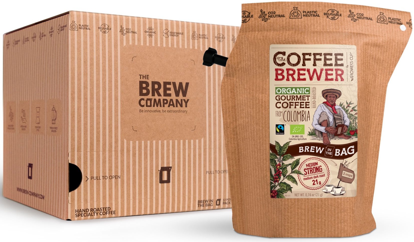 Grower's Cup Colombia 12 x Coffeebrewer Crema