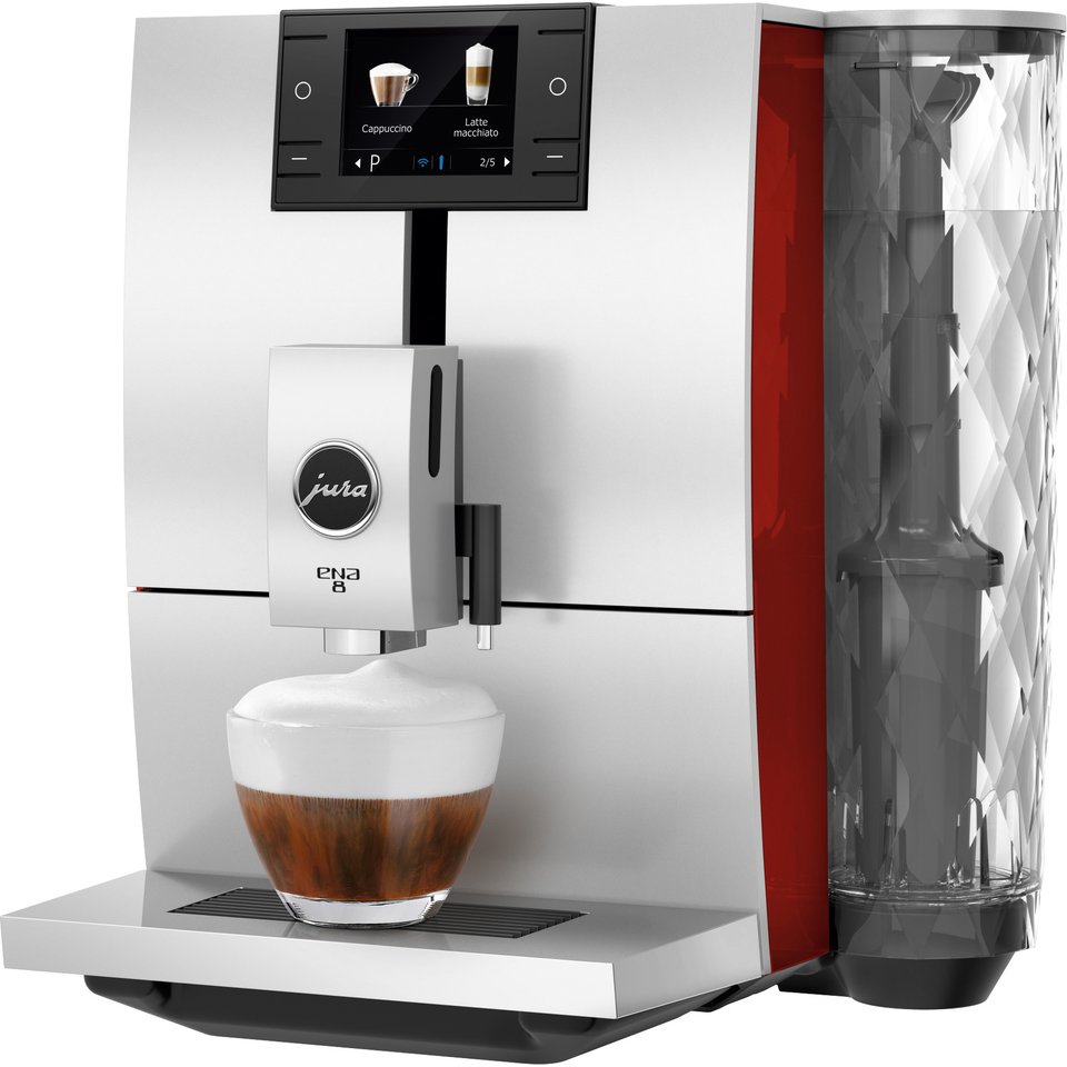 Jura Ena 8 Bean To Cup Fully Automatic Coffee Machine Crema