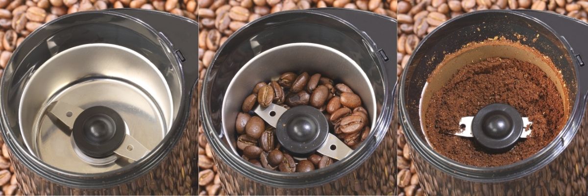 Grinding coffee