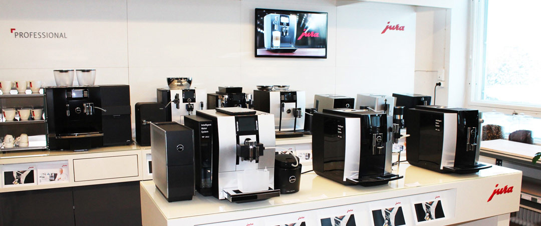 Jura showroom Arabian toimipisteessämme Helsingissä