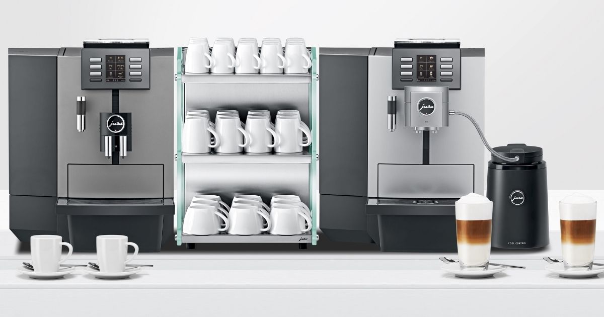 Helautomatiska kaffemaskiner för professionellt bruk och kontor