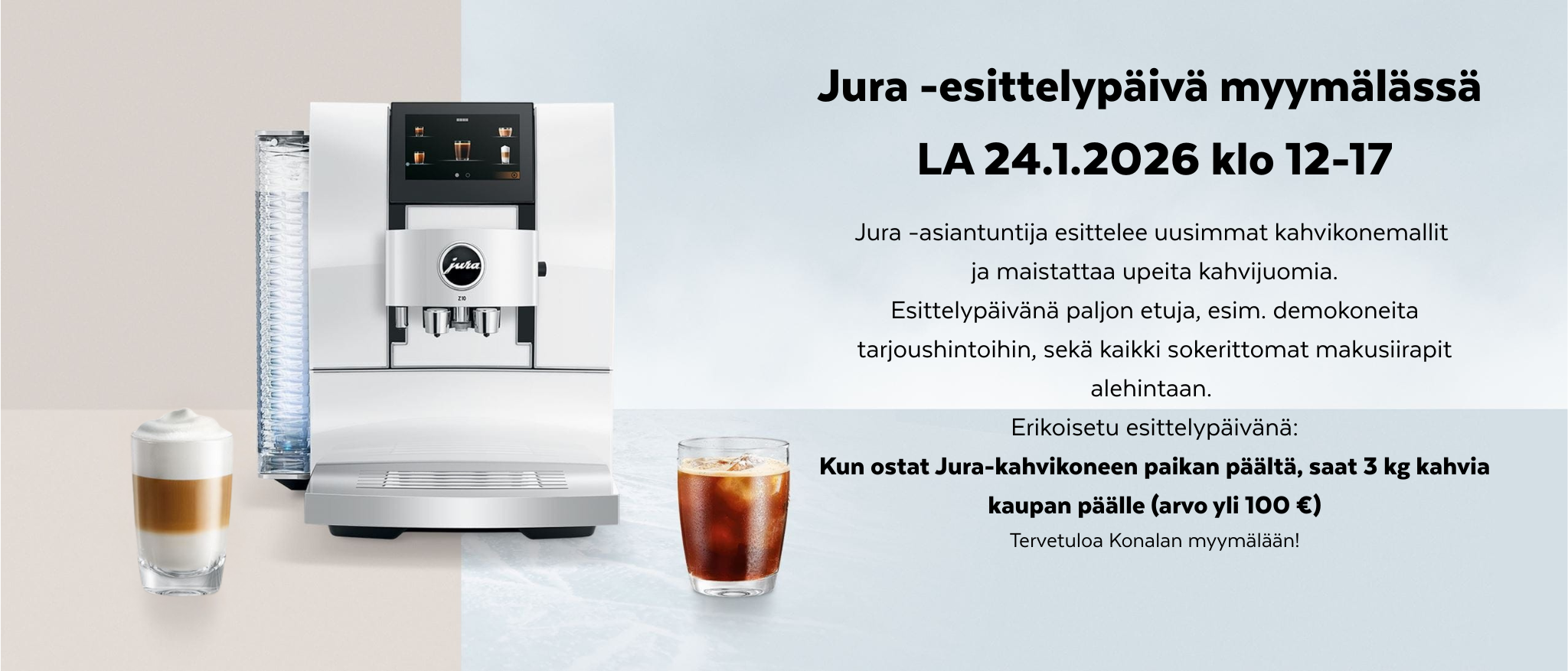 Myymälässä tapahtuu