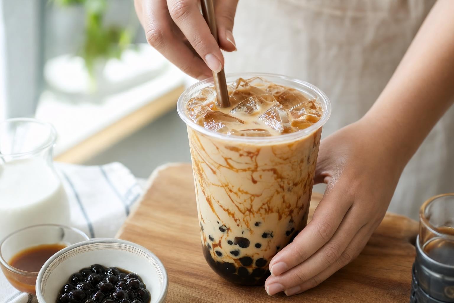 Boba jääkahvi