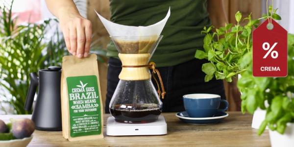 Suodatinkahvien pehmeä suosikki: Crema Brazil tarjouksessa!