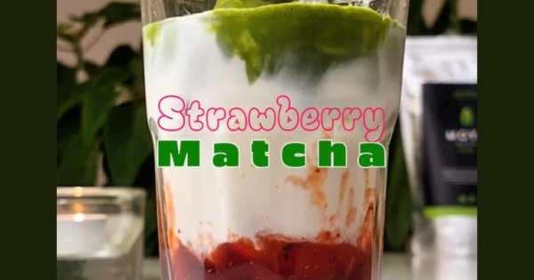 Strawberry Matcha – Mansikkaista unelmaa ja matchan taikaa