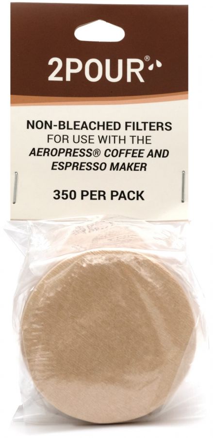 2POUR® 2POUR® valkaisemattomat suodatinpaperit AeroPressille 350 kpl