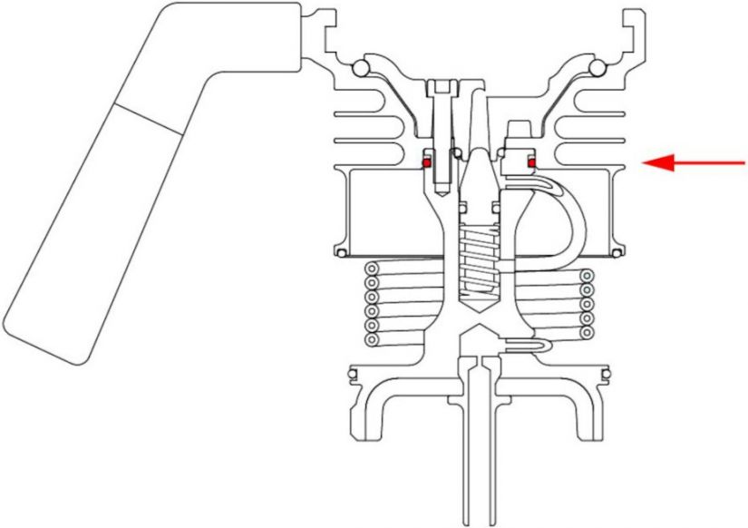 9Barista Valve Body Seal -tätning för ventilhus