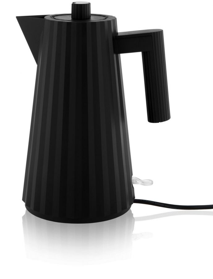Alessi Alessi MDL06 Plissé Electric Water Kettle 1.7 l, Black