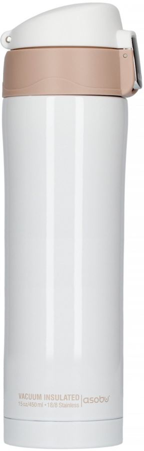 Asobu Asobu Diva termosmuki 450 ml, valkoinen