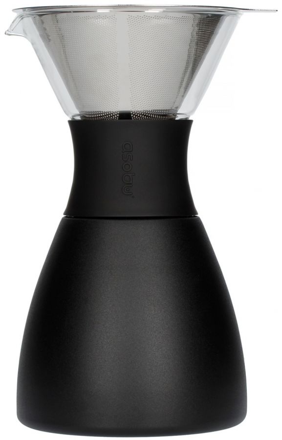 Asobu Asobu PourOver-PO300 Insulated Coffee Maker, musta/musta