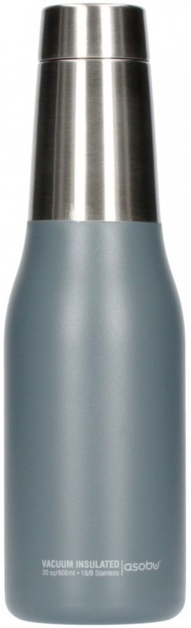Asobu Asobu Oasis Water Bottle 600 ml, harmaa