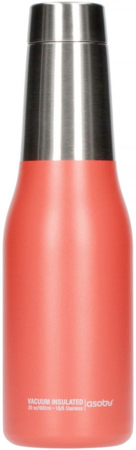 Asobu Asobu Oasis Water Bottle 600 ml, persikka