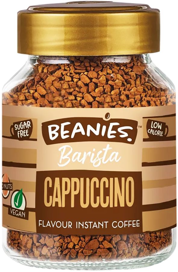 Beanies Barista Cappuccino smaksatt snabbkaffe 50 g