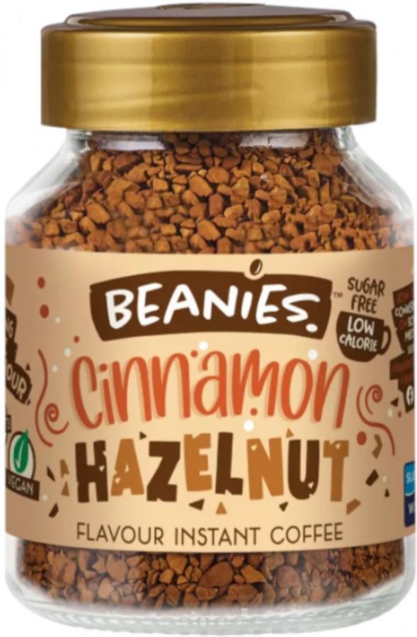 Beanies Beanies Cinnamon Hazelnut maustettu pikakahvi 50 g