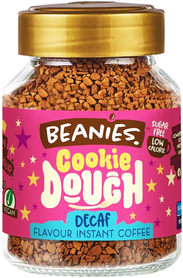 Beanies Decaf Cookie Dough koffeinfritt smaksatt snabbkaffe 50 g