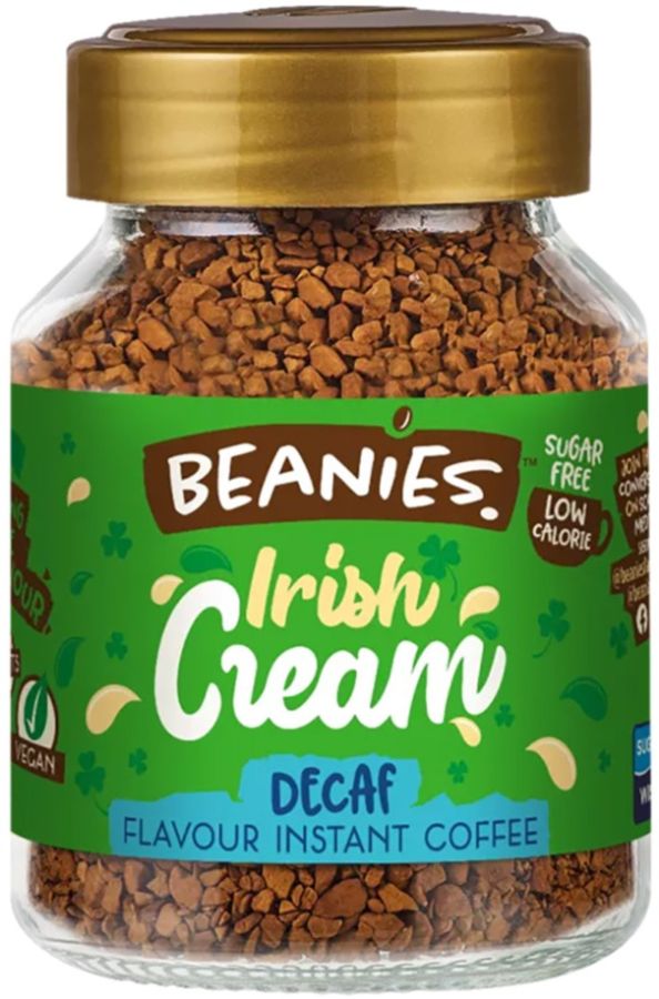 Beanies Decaf Irish Cream Flavoured Instant Coffee 50 g