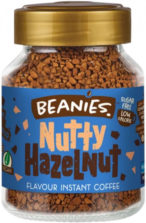 Beanies Nutty Hazelnut maustettu pikakahvi 50 g