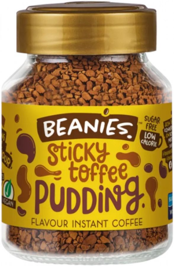 Beanies Sticky Toffee Pudding Flavoured Instant Coffee 50 g
