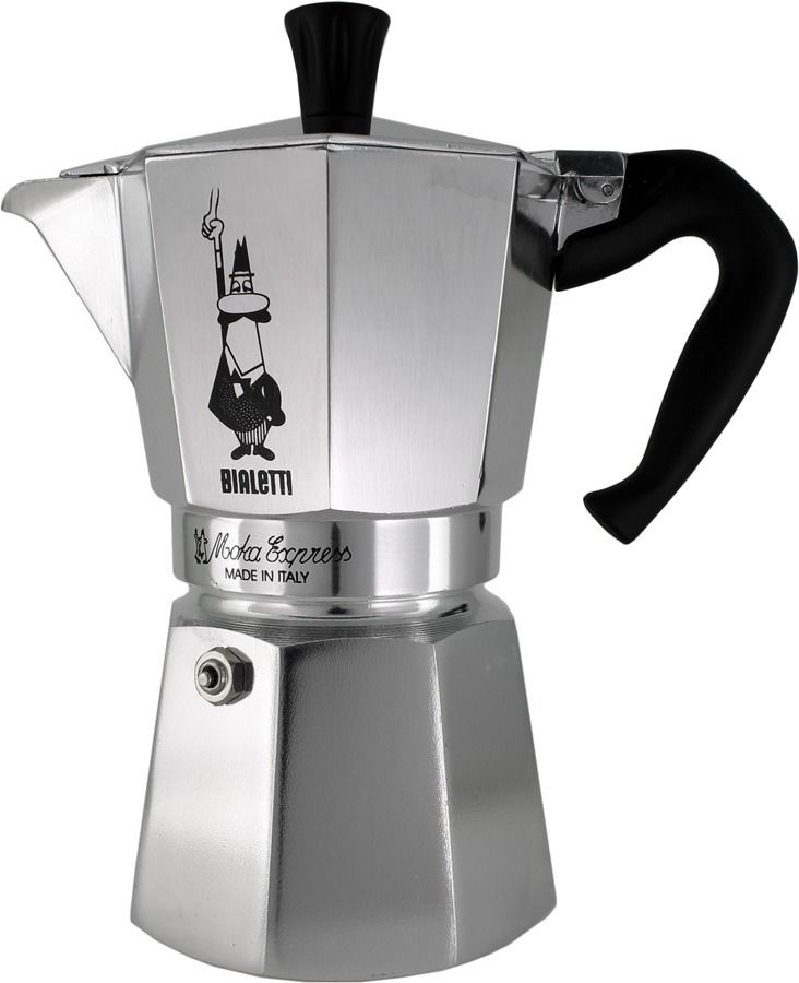 Bialetti Moka Express mokabryggare, 6 koppar