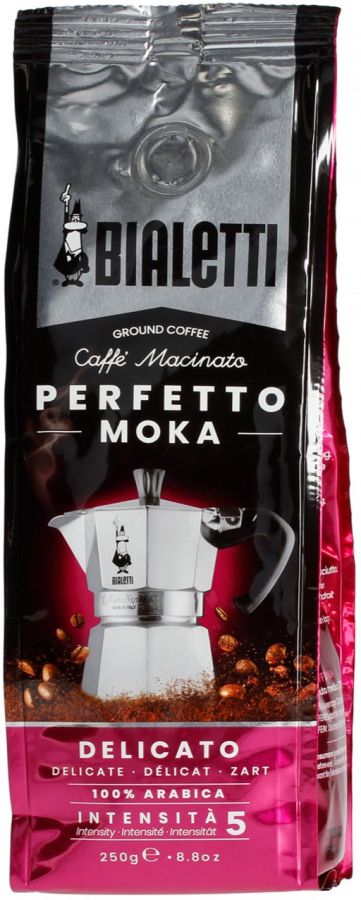Bialetti Perfetto Moka Delicato malet kaffe 250 g