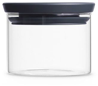 Brabantia Brabantia lasipurkki harmaalla kannella, 0,3 l