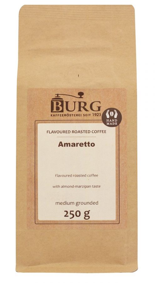 Burg Flavoured Coffee, Amaretto 250 g Ground