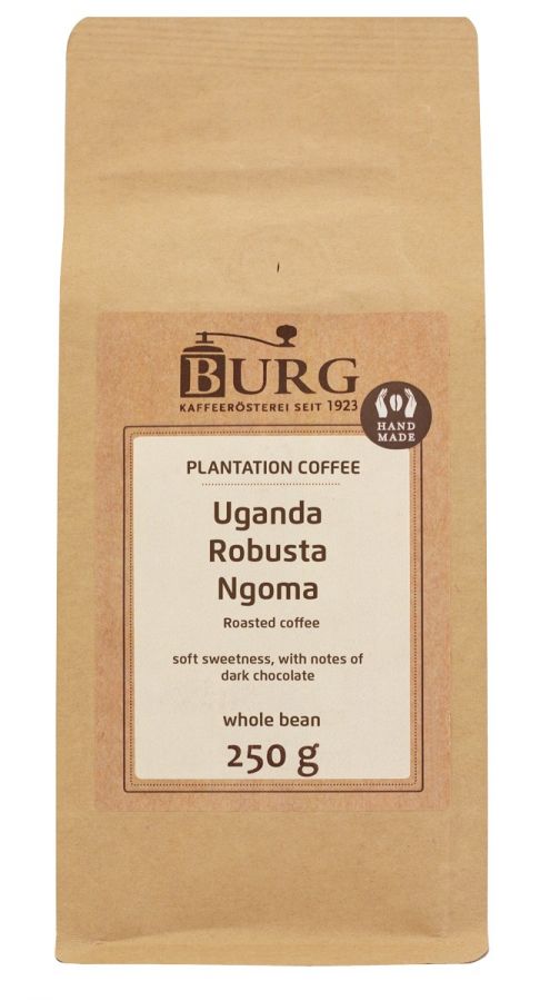 Burg Burg Uganda Robusta Ngoma 250 g kahvipapuja