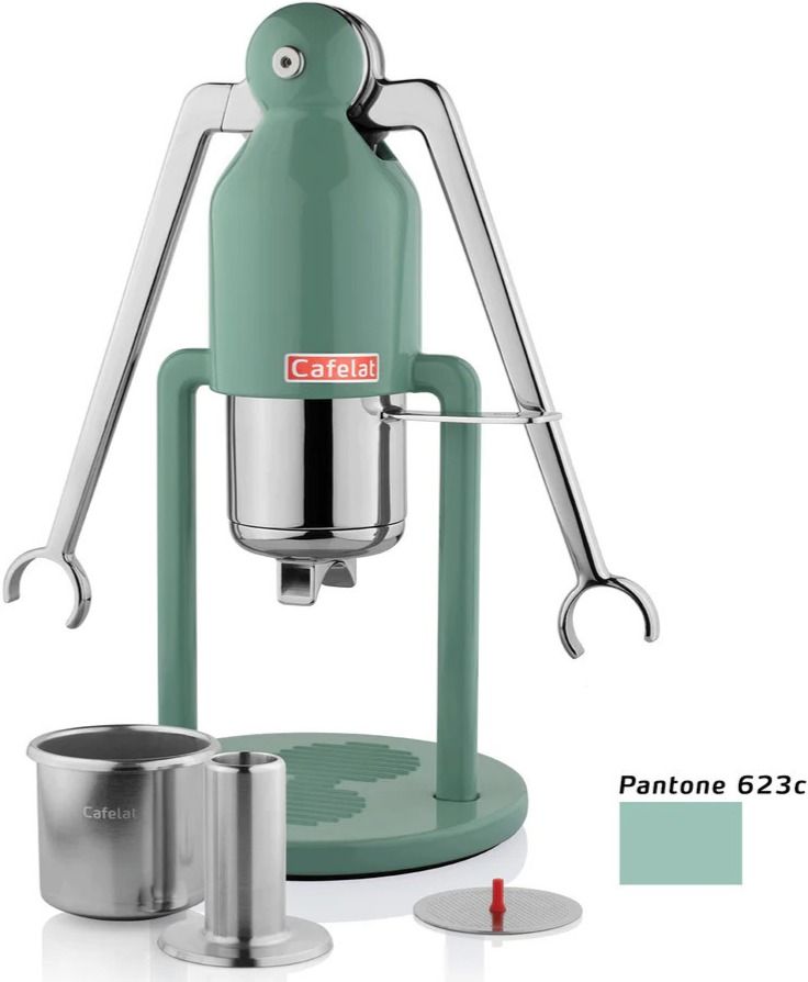 Cafelat Robot Regular manuell espressomaskin, retrogrön