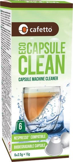 Cafetto Eco Capsule Clean ekologinen puhdistuskapseli 6 kpl