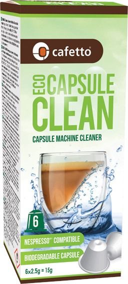 Cafetto Cafetto Eco Capsule Clean ekologinen puhdistuskapseli 6 kpl
