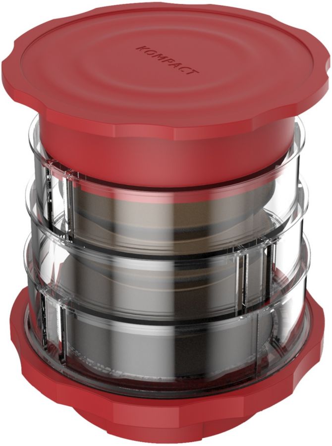 Cafflano Cafflano Kompact Coffee Maker, punainen