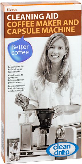 Clean Clean Drop Cleaning Aid for coffee makers