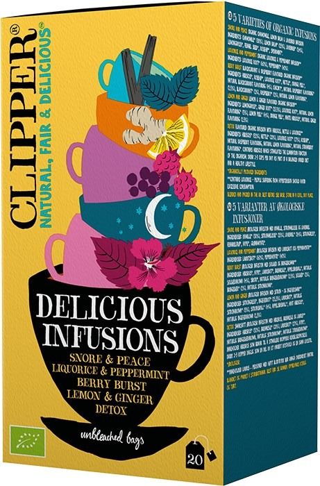 Clipper Organic Delicious Infusions 20 tepåsar