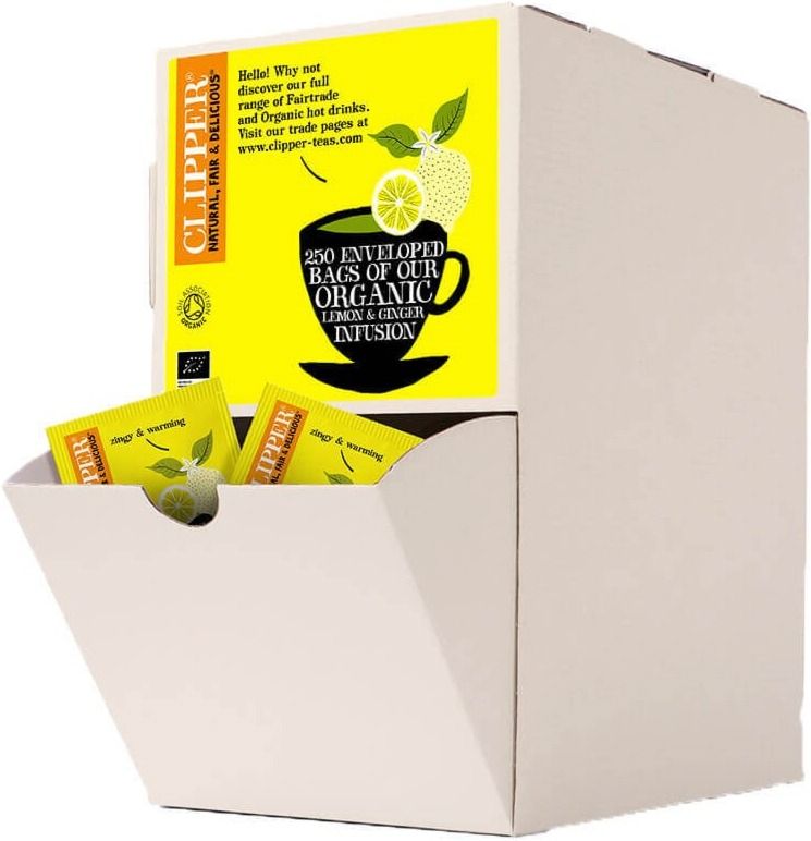 Clipper Organic Lemon & Ginger Infusion, 250 Tea Bags