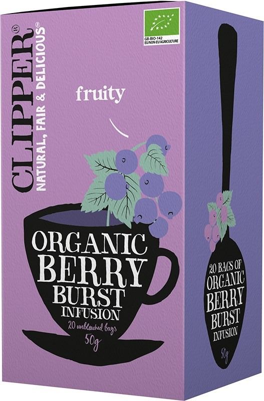 Clipper Organic Berry Burst Infusion 20 tepåsar