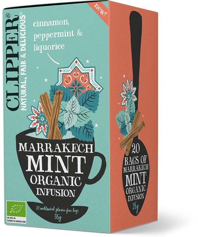 Clipper Organic Marrakech Mint Infusion 20 Tea Bags