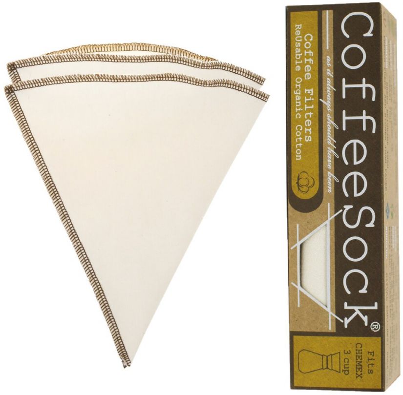 CoffeeSock Chemex® Style 3 kahvisuodattimet, 2 kpl