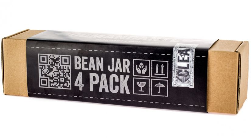 Comandante Comandante Bean Jar 4 Pack, ofärgat glas