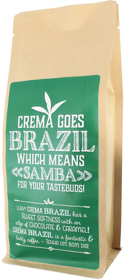 Crema Brazil 250 g kaffebönor