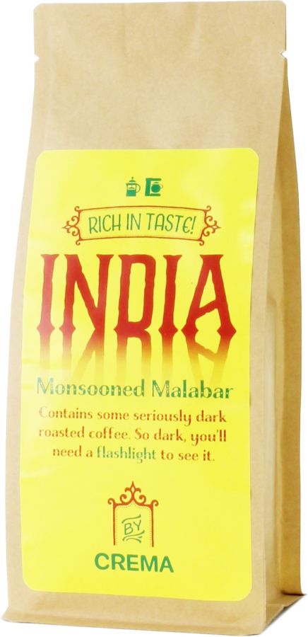 Crema India Monsooned Malabar 250 g Coffee Beans