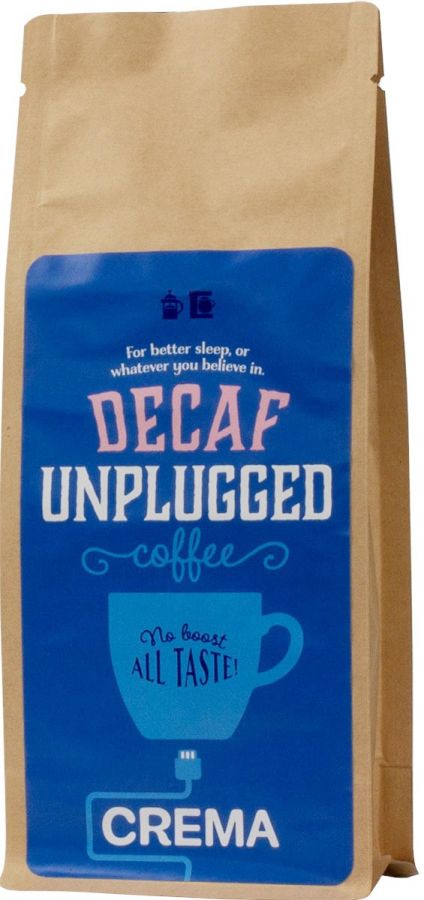 Crema Unplugged Decaf koffeinfritt kaffe 250 g