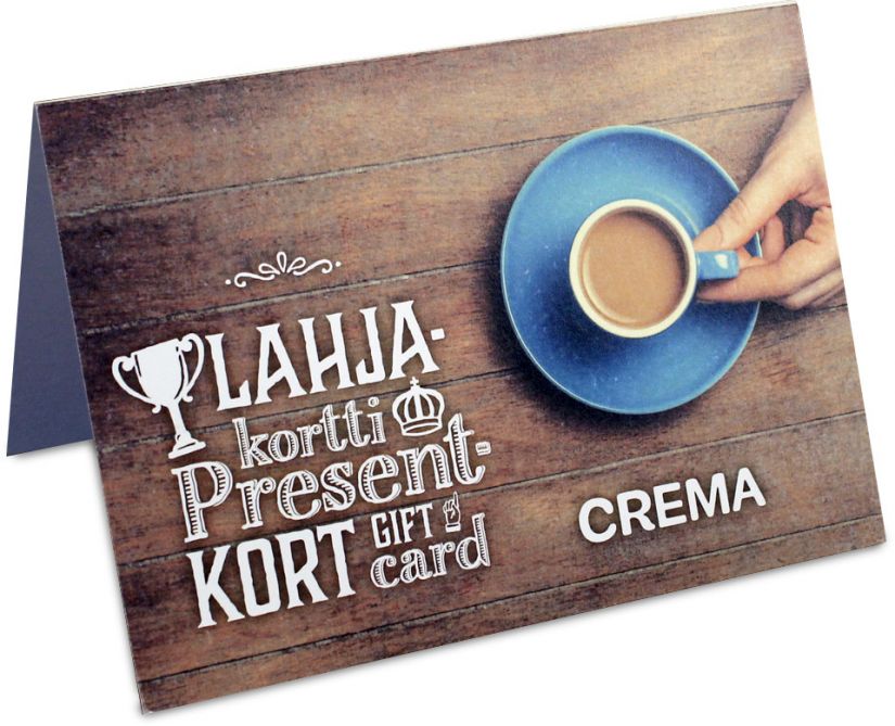 Crema Crema Lahjakortti