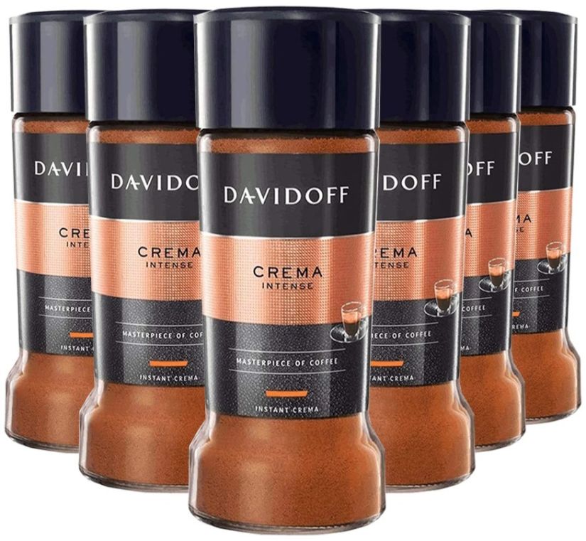 Davidoff Crema Intense pikakahvi tukkupakkaus 6 x 100 g