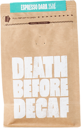 Death Death Before Decaf Espresso Dark 250 g kahvipavut