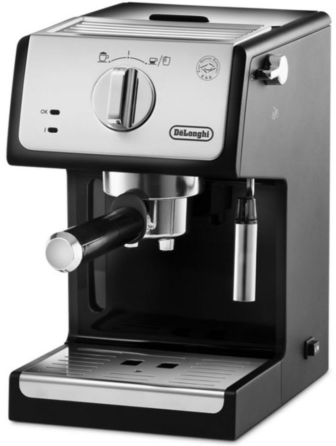 DeLonghi DeLonghi ECP33.21.BK espressokeitin, musta/hopea